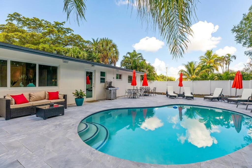 Private Oasis With Pool Near Beaches, Dining & Las Olas Fort Lauderdale Exterior photo