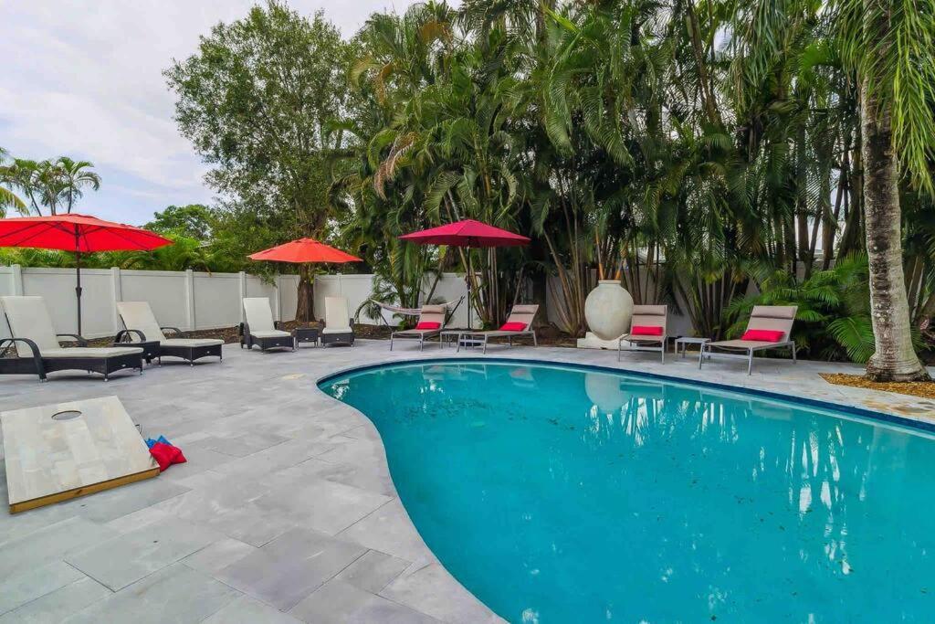 Private Oasis With Pool Near Beaches, Dining & Las Olas Fort Lauderdale Exterior photo