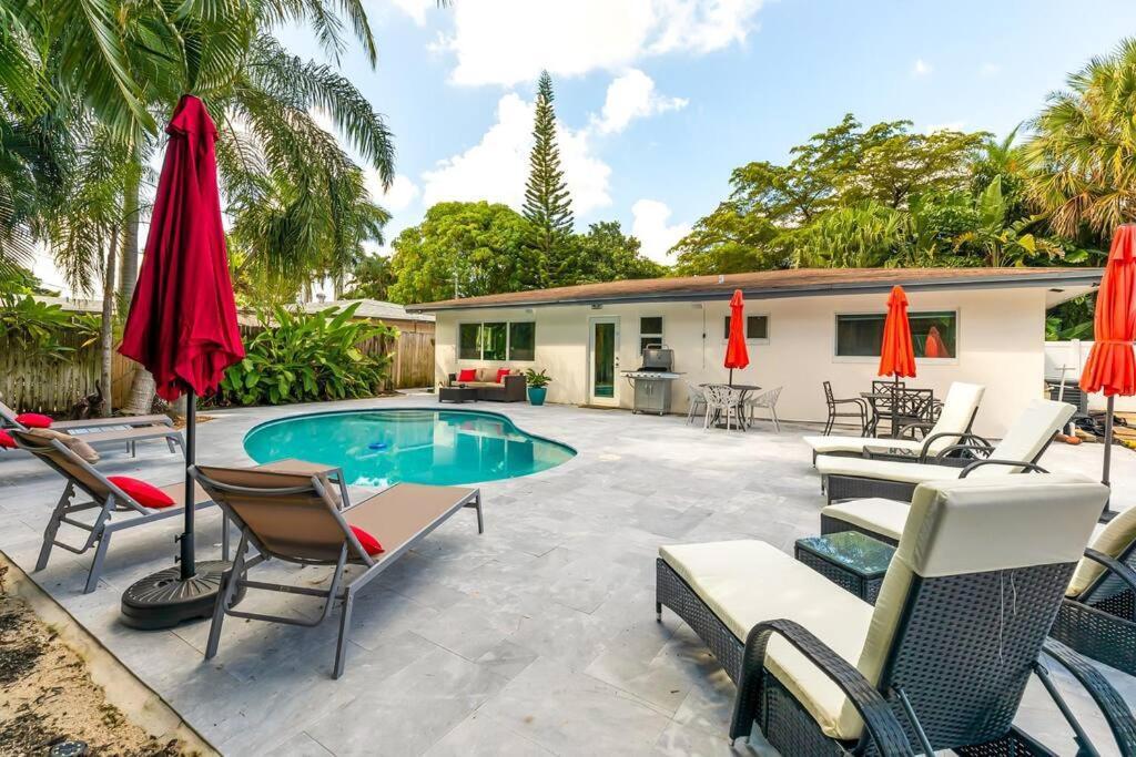 Private Oasis With Pool Near Beaches, Dining & Las Olas Fort Lauderdale Exterior photo